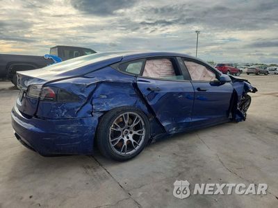 Trzecie zdjęcie samochodu z tyłu: 2022 TESLA MODEL S VIN:5YJSA1E52NF491101 - miniatura