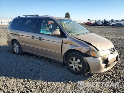 Czwarte zdjęcie samochodu z boku: 2003 HONDA ODYSSEY EX VIN:5FNRL18673B014156 - miniatura
