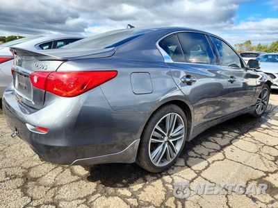 Trzecie zdjęcie samochodu z tyłu: 2016 INFINITI Q50 3.0T PREMIUM VIN:JN1EV7AR7GM345349 - miniatura