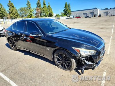 Czwarte zdjęcie samochodu z boku: 2015 INFINITI Q50 BASE VIN:JN1BV7AP3FM356218 - miniatura