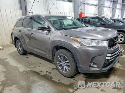 Czwarte zdjęcie samochodu z boku: 2017 TOYOTA HIGHLANDER HYBRID XLE VIN:5TDJGRFH5HS029617 - miniatura