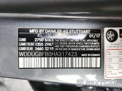 Zdjęcie 13 z 13 samochodu: 2017 MERCEDES-BENZ S 550 4MATIC VIN:WDDUG8FB0HA317423 - miniatura