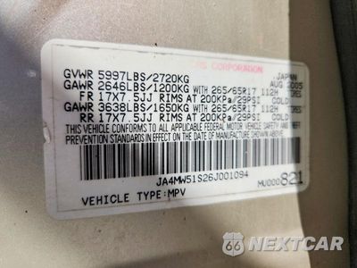 Zdjęcie 13 z 13 samochodu: 2006 MITSUBISHI MONTERO LIMITED VIN:JA4MW51S26J001094 - miniatura