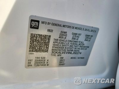 Zdjęcie 13 z 13 samochodu: 2022 GMC TERRAIN SLT VIN:3GKALVEV9NL292274 - miniatura