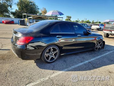 Trzecie zdjęcie samochodu z tyłu: 2017 MERCEDES-BENZ C 43 4MATIC AMG VIN:55SWF6EB7HU205574 - miniatura
