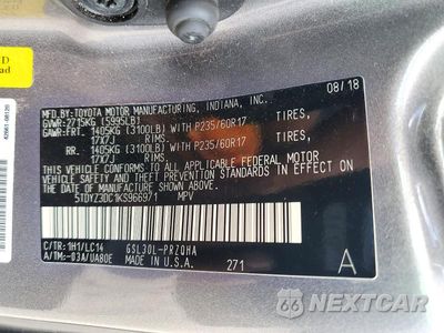 Zdjęcie 13 z 13 samochodu: 2019 TOYOTA SIENNA XLE 8-PASSENGER VIN:5TDYZ3DC1KS966971 - miniatura