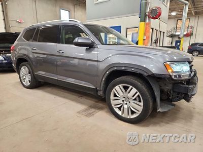 Czwarte zdjęcie samochodu z boku: 2018 VOLKSWAGEN ATLAS SEL PREMIUM VIN:1V2NR2CA8JC511062 - miniatura
