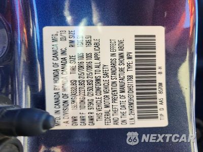 Zdjęcie 13 z 13 samochodu: 2013 HONDA CR-V LX VIN:2HKRM3H31DH511768 - miniatura