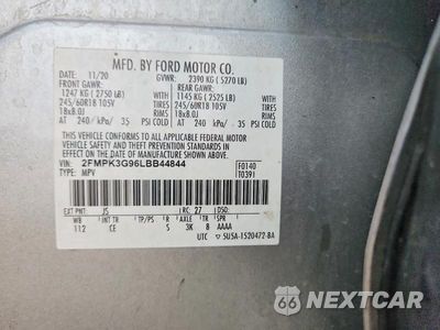 Zdjęcie 13 z 13 samochodu: 2020 FORD EDGE SE VIN:2FMPK3G96LBB44844 - miniatura