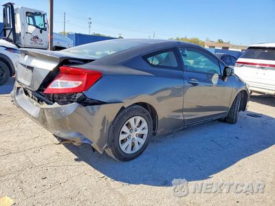 Trzecie zdjęcie samochodu z tyłu: 2012 HONDA CIVIC LX VIN:2HGFG3B57CH566514 - miniatura