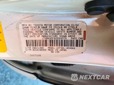 Zdjęcie 12 z 12 samochodu: 2002 LEXUS LS 430 VIN:JTHBN30F820068578 - miniatura