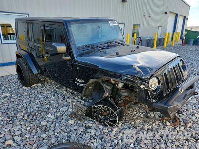 Czwarte zdjęcie samochodu z boku: 2015 JEEP WRANGLER UNLIMITED SAHARA VIN:1C4BJWEG1FL651725 - miniatura