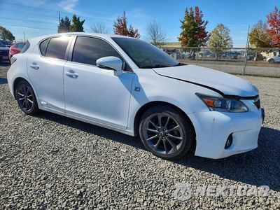 Czwarte zdjęcie samochodu z boku: 2013 LEXUS CT 200 VIN:JTHKD5BH4D2158556 - miniatura