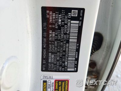 Zdjęcie 12 z 12 samochodu: 2018 HONDA CLARITY TOURING VIN:JHMZC5F39JC009386 - miniatura