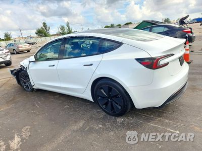 Drugie zdjęcie samochodu z przodu: 2025 TESLA MODEL 3 VIN:5YJ3E1EA6SF008419 - miniatura