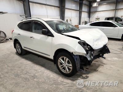 Czwarte zdjęcie samochodu z boku: 2015 NISSAN ROGUE SELECT S VIN:JN8AS5MVXFW752235 - miniatura