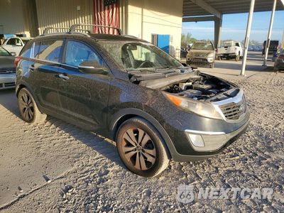 Czwarte zdjęcie samochodu z boku: 2013 KIA SPORTAGE EX VIN:KNDPC3A28D7481832 - miniatura