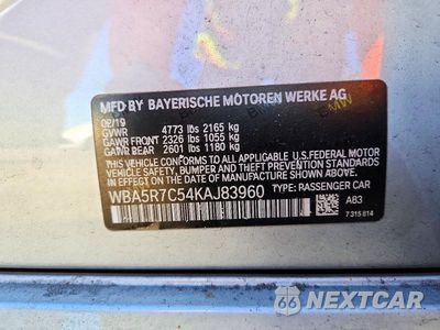 Zdjęcie 13 z 13 samochodu: 2019 BMW 330XI VIN:WBA5R7C54KAJ83960 - miniatura