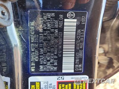 Zdjęcie 12 z 12 samochodu: 2022 TOYOTA CAMRY SE VIN:4T1G11AK7NU661523 - miniatura