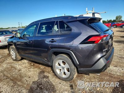 Drugie zdjęcie samochodu z przodu: 2019 TOYOTA RAV4 HYBRID XLE VIN:JTMRWRFV2KJ007753 - miniatura