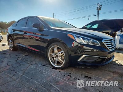 Czwarte zdjęcie samochodu z boku: 2017 HYUNDAI SONATA ECO VIN:5NPE24AA1HH537411 - miniatura