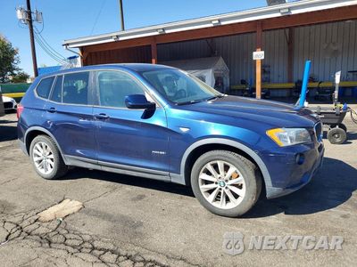 Czwarte zdjęcie samochodu z boku: 2013 BMW X3 XDRIVE28I VIN:5UXWX9C50D0A10262 - miniatura