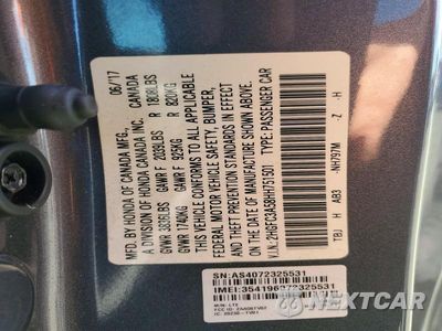 Zdjęcie 12 z 12 samochodu: 2017 HONDA CIVIC SI VIN:2HGFC3A58HH751501 - miniatura