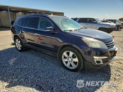 Czwarte zdjęcie samochodu z boku: 2015 CHEVROLET TRAVERSE LTZ VIN:1GNKVJKD3FJ102113 - miniatura