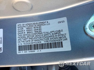Zdjęcie 13 z 13 samochodu: 2023 ACURA INTEGRA A-SPEC VIN:19UDE4H36PA023636 - miniatura