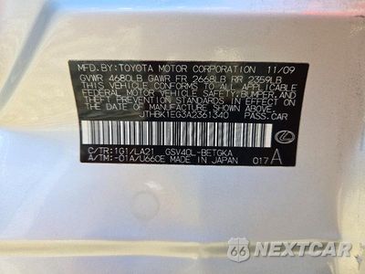 Zdjęcie 12 z 12 samochodu: 2010 LEXUS ES 350 VIN:JTHBK1EG3A2361340 - miniatura