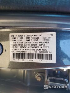 Zdjęcie 12 z 12 samochodu: 2011 HONDA ACCORD SE VIN:1HGCP2F64BA067277 - miniatura