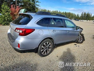 Trzecie zdjęcie samochodu z tyłu: 2015 SUBARU OUTBACK 3.6R LIMITED VIN:4S4BSENC9F3241481 - miniatura