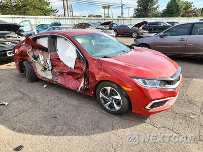 Czwarte zdjęcie samochodu z boku: 2020 HONDA CIVIC LX VIN:2HGFC2F69LH548265 - miniatura