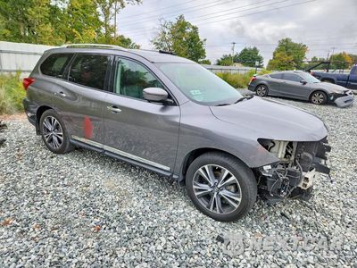 Czwarte zdjęcie samochodu z boku: 2017 NISSAN PATHFINDER PLATINUM VIN:5N1DR2MM5HC694044 - miniatura