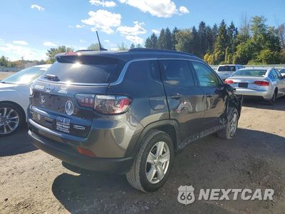 Trzecie zdjęcie samochodu z tyłu: 2022 JEEP COMPASS LATITUDE VIN:3C4NJDBBXNT124859 - miniatura
