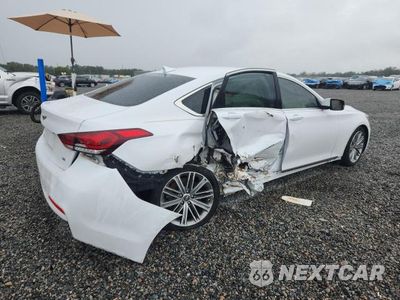 Trzecie zdjęcie samochodu z tyłu: 2018 GENESIS G80 3.8 VIN:KMHGN4JE2JU224099 - miniatura