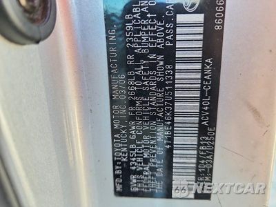 Zdjęcie 13 z 13 samochodu: 2007 TOYOTA CAMRY LE VIN:4T1BE46K37U511338 - miniatura