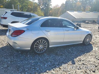 Trzecie zdjęcie samochodu z tyłu: 2016 MERCEDES-BENZ C 300 4MATIC VIN:55SWF4KB7GU144427 - miniatura