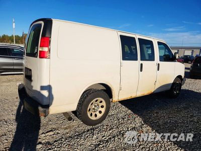 Trzecie zdjęcie samochodu z tyłu: 2014 CHEVROLET EXPRESS G1500 VIN:1GCSGAFX6E1125150 - miniatura