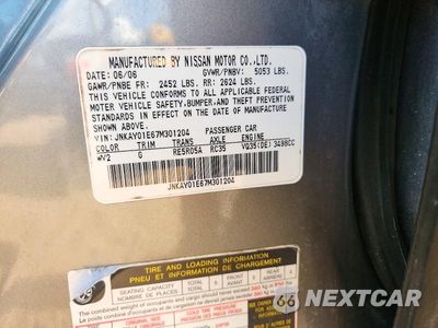 Zdjęcie 12 z 12 samochodu: 2007 INFINITI M35 BASE VIN:JNKAY01E67M301204 - miniatura