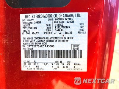 Zdjęcie 12 z 12 samochodu: 1999 FORD F150 VIN:2FTZX1726XCA95506 - miniatura