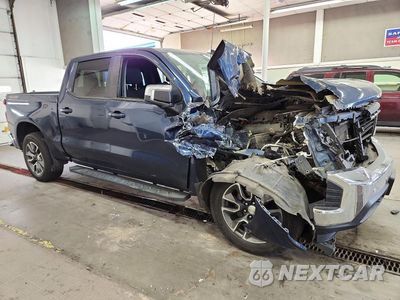 Czwarte zdjęcie samochodu z boku: 2021 CHEVROLET SILVERADO K1500 LT VIN:3GCUYDED8MG135175 - miniatura