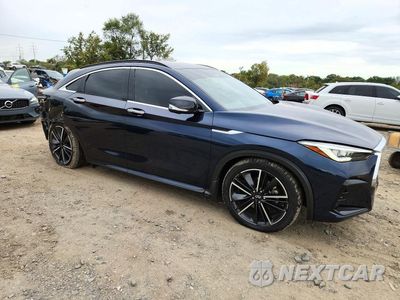 Czwarte zdjęcie samochodu z boku: 2022 INFINITI QX55 ESSENTIAL VIN:3PCAJ5K35NF113179 - miniatura