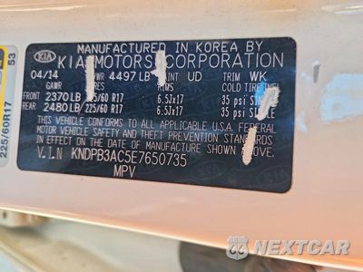 Zdjęcie 13 z 13 samochodu: 2014 KIA SPORTAGE LX VIN:KNDPB3AC5E7650735 - miniatura