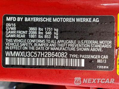 Zdjęcie 12 z 12 samochodu: 2017 MINI COOPER S VIN:WMWXU3C57H2B64082 - miniatura