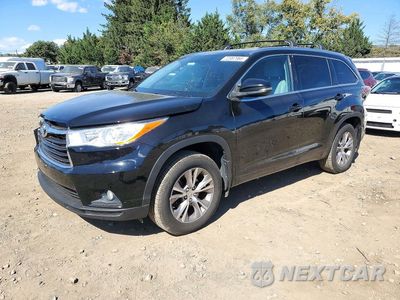 2014 TOYOTA HIGHLANDER XLE 5TDJKRFH6ES032133 - główne zdjęcie licytacji z USA - miniatura