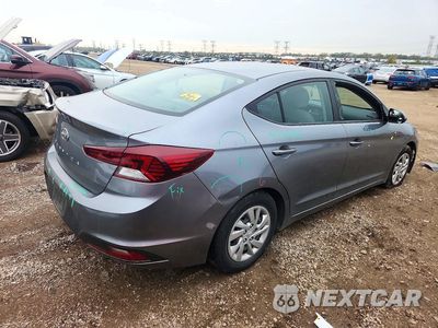 Trzecie zdjęcie samochodu z tyłu: 2019 HYUNDAI ELANTRA SE VIN:KMHD74LFXKU811834 - miniatura