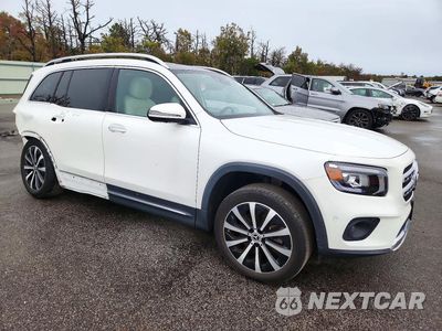 Czwarte zdjęcie samochodu z boku: 2023 MERCEDES-BENZ GLB 250 4MATIC VIN:W1N4M4HB7PW318037 - miniatura