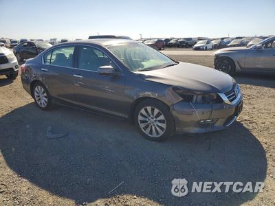 Czwarte zdjęcie samochodu z boku: 2013 HONDA ACCORD EXL VIN:1HGCR3F82DA023721 - miniatura