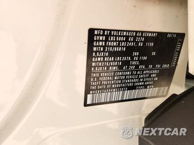 Zdjęcie 13 z 13 samochodu: 2017 VOLKSWAGEN TIGUAN S VIN:WVGBV7AX9HW512973 - miniatura